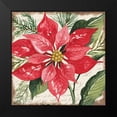 thumbnail image 2 of Jacobs, Cindy 15x15 Black Modern Framed Museum Art Print Titled - Red Poinsettia Botanical, 2 of 5