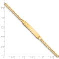 thumbnail image 3 of 14K Yellow Gold bracelet ID Anchor 8 in 5 mm 3.5 Polished with Semi-Solid, 3 of 3