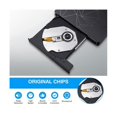 thumbnail image 4 of Unidad externa de CD y DVD Grabadora de CD-ROM externa Unidad grabadora de CD y DVD con interfaz dual USB tipo C Unidad F Negro, Negro, 4 of 5
