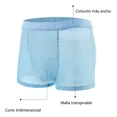 thumbnail image 3 of Paquete De 4 Boxers Calzoncillos De Malla Para Hombre, 3 of 6