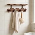 thumbnail image 7 of Wall Hooks, 4 Hook Wood Coat Rack Wall Mounted – Rustic Heavy Duty Coat Hooks for Hanging Towels, Coats, Hats, Keys – Decorative Bathroom Hooks for Entryway, Kitchen, Living Room by PALIFEUR, 7 of 7