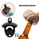 thumbnail image 3 of Mini abridor de aleación de zinc montado en la pared sacacorchos abridor de botellas de cerveza (negro C) Likrtyny Para estrenar, 3 of 7