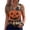 Vermilion, variant on OIOLOYJM Halloween Tank Tops for Women Happy Pumpkin Graphic Party Sleeveless V-Neck Tops Dress Novelty Classic Fit Lounge Pleated Clothes Blue L