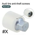 thumbnail image 1 of 1Pcs Tire Wheel Lock Anti-Theft Screw Lug Nut Bolt Removal Key Socket “X”, 1 of 10