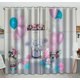 thumbnail image 1 of ABPHQTO Cake Grommet Blackout Cortina Cortinas de oscurecimiento de la habitación 130x210 cm (Dos piezas), 1 of 1