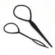 thumbnail image 4 of 2 agujas de plástico para trenzas de ganchillo, para hacer coletas, recogidos, accesorios de peluquería (negro), 4 of 7