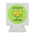 thumbnail image 2 of You're One in a Melon Million Funny Humor Can Cooler - Drink Sleeve Hugger Collapsible Insulator - Beverage Insulated Holder, 2 of 4