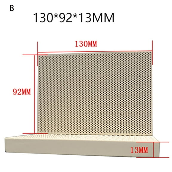 130*92*13MM Honeycomb ceramic plate, infrared burner, burning plate, roast duck, gas, gas stove, ceramic plate, natural gas panel