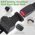 thumbnail image 5 of Retractable Golf Cart Seat Belts(47.64") - Universal Retractable Seat Belts for Yamaha EZGO, , Go Kart, UTV, Set of 2, 5 of 7