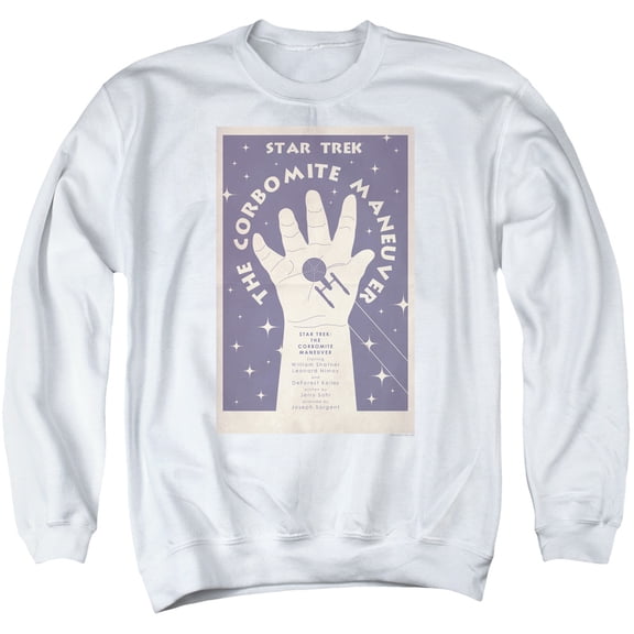 Star Trek Tos Episode 10 Adult Crewneck Sweatshirt White