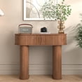 thumbnail image 4 of Console Table with Storage, Entry Table with Sliding Door, Wood Sofa Table for Hallway Living Room, 4 of 8