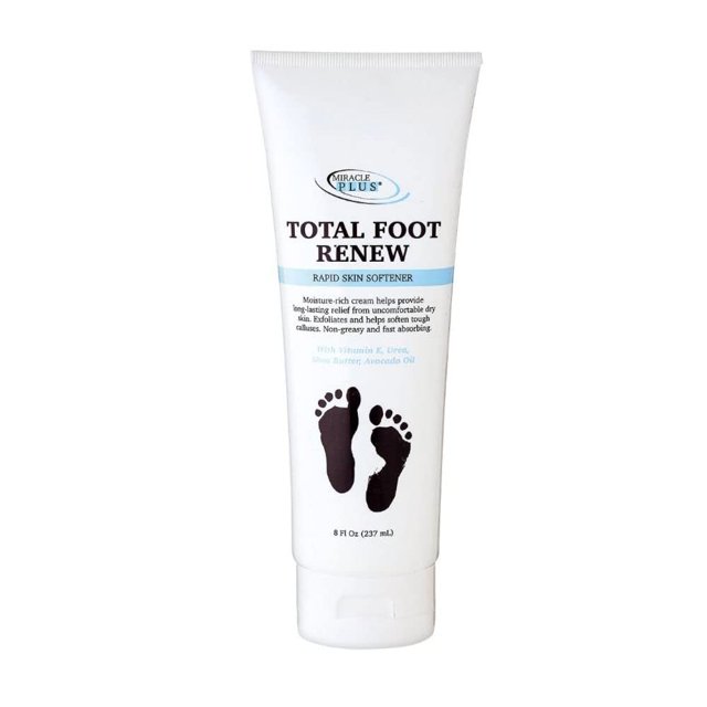 Suavizante para la piel Miracle Plus Total Foot Renew con vitamina E, 240 ml