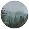 thumbnail image 3 of Nature Forest Round Area Rugs for Bedroom Living Room, 3FT Soft Comfy Indoor Circle Carpets, Carpet Home Decor Floor Mat, 3 of 6