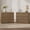 Walnut, variant on SICOTAS 31.3" W 3-Drawer Nightstand Set of 2 with Oversized Large Storage , Modern Night Stands Bedside Table with Adjustable Feet & Gold Handles for Bedroom Living Room Entryway, Light Oak