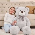 Tezituor Huge 4ft Teddy Bear Stuffed Animals Human Size Cute Teddy Bear ...