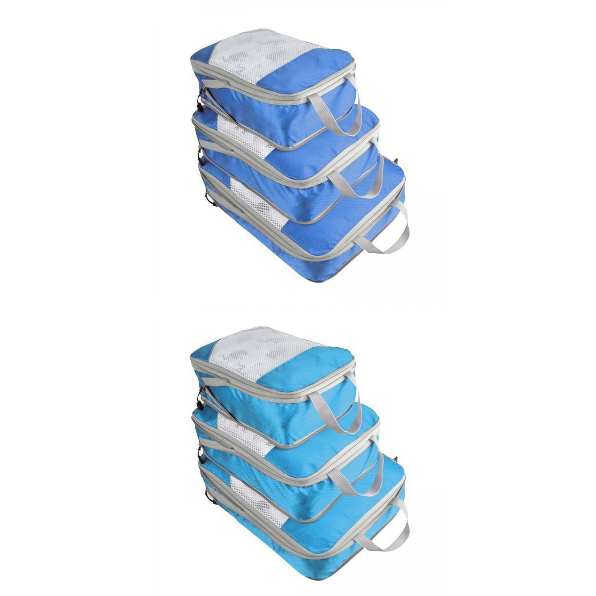 Compression Packing Cubes Toiletry Blue