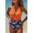 thumbnail image 4 of Women's Halter One Piece Swimsuit Keeping You Accompained Swimwear, 4 of 6