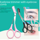 thumbnail image 5 of Tijeras para cejas con peine para cejas, peine pequeño, tijeras de maquillaje para cejas con peine, tijeras para cejas para principiantes, herramientas de acero inoxidable, 5 of 5