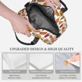 thumbnail image 3 of Naloa Hot Dog Burger Print Lunch Bag for Women & Men Insulated Lunch Box or Cooler Lunch Tote Bags for Work, Travel, Outdoor, 3 of 5