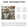 thumbnail image 6 of JRXY Throw Pillow Cover  Decorative Bedroom Living Room Cute Forest Witch Magic Mushroom Forager Fern Rectanglar Cushion Case for Bed Sofa Couch 2pcs White, 6 of 6