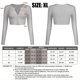 thumbnail image 3 of Cárdigan de punto de manga larga con cuello en V y botones para mujer, para vestir con jeans, gris, 3 of 6