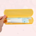 thumbnail image 6 of Unique Bargains Plastic Lightweight Toothbrush Travel Case Traveling for Travel Business 2.17"x1.38"x8.07" Orange, 6 of 7