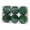 Green, variant on LanSuare 6Pcs Christmas Balls Ornaments, 3.14Inch Foam Multicolor Glittering Hanging Balls, Shatterproof Ornaments for Xmas Tree, Party Decoration