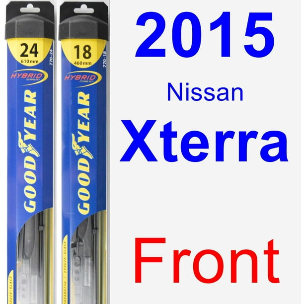 2015 Nissan Xterra Wiper Blade Set Kit Front 2 Blades Hybrid Walmart Com Walmart Com