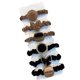 thumbnail image 3 of [6 paquetes] otoño e invierno nueva versión coreana de flocado rhinestone bow hair tie temperamento adulto terciopelo intestino delgado anillo hembra color mezclado Zefei Wu 9024735099987, 3 of 3