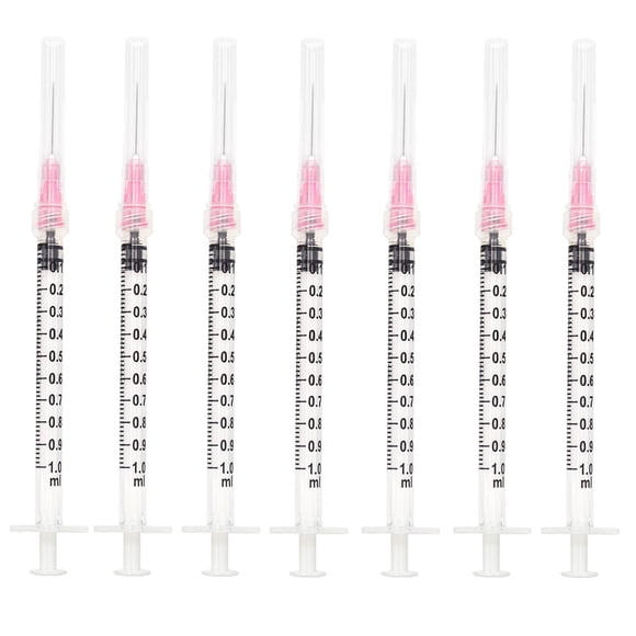 Jeringa VIDDEL, 1 ml/cc, 29 G, 13 mm, Luer Lock Industrial, 30 unidades