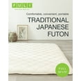 thumbnail image 2 of FULI Japanese Futon Floor Mattress, Foldable & Portable Shiki Futon Shikibuton (White, Full), 2 of 7