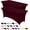 Burgundy, variant on Utopia Kitchen Spandex Tablecloth 2 Pack [6FT, White] Tight, Fitted, Washable and Wrinkle Resistant Stretch Table Cloth Rectangle Cover for Trade Show, Weddings & Parties [72Lx30Wx30H Inch]