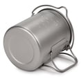 thumbnail image 3 of Taza de titanio Aomiun Ultralight 750ml Titanium Pot Taza de agua de titanio portátil Taza con tapa Tomshoo Taza de titanio, 3 of 7