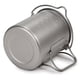 thumbnail image 4 of AOMIUN TITANIO LIGERO 3 Piezas Conjunto de Titanio de 750 ml Pot 450 ml de Taza de Agua Con Tapa Spork Plegable Plegable Plegable Para Acamp Al Aire Libre Mochilero de Senderismo, 4 of 7