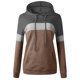 thumbnail image 4 of Puntoco Mujer Casual Pacthwork Manga Larga Sudaderas Cordón Pullover Capucha tops Blusa Puntoco Puntoco-1047, 4 of 4