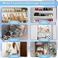 thumbnail image 7 of Over the Door Shoe Organizer, 35 Pockets Mesh Shoe Organizer Door Hanger, Large Hanging Shoe Rack Holds Up to 40 lbs, Closet Shoe Behind Door Shoe Rack, Gray Durable Shoe Storage Hanging Bag, 7 of 7