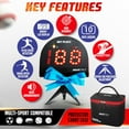 thumbnail image 5 of Baseball Radars, Speed Sensors Training Equipment (Hands-Free Radar Guns, Pitching Speed Guns) | Baseball Gifts, High-Tech Gadget & Gear for Baseball Players, 5 of 9