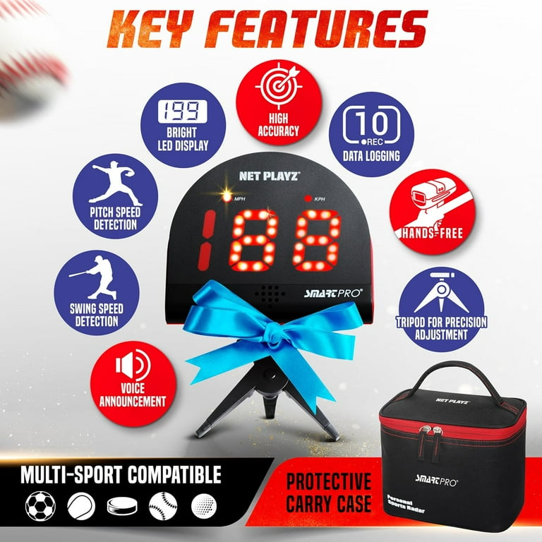 Baseball Radar - NetPlayz Speed Sensors (Hands-Free) Pitch