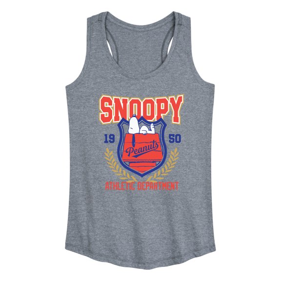 Peanuts - Snoopy Athletic Dept Women's Graphic Racerback Tank