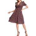 thumbnail image 1 of Ditsy - Vestido largo con volantes y manga fruncida floral para mujer Multicolor XS Multicolor XS Xishao ropa, 1 of 2