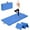 4 Fold Blue, variant on Folding Gymnastics Mat 6’ x 3’ x 2”, Thick Tumbling & Exercise Mat for Home Workout, Yoga, Martial Arts & Fitness Training