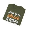 thumbnail image 4 of Father Of The Bride Scan For Payment Funny Wedding Art Unisex T-Shirt, 4 of 6