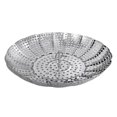 thumbnail image 1 of Thickened Stainless Steel Household Steaming Tray Steaming Grid Drawer Pot Fruit Tray Multi-functional Telescopic Steamer Folding Grate Steaming Rack, 1 of 5