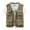 Khaki, variant on Herrnalise Men's Thin Sports Multi-bag Casual Quick-drying Loose Vest Mountaineering Tooling Outdoor Vest Jackets Gray