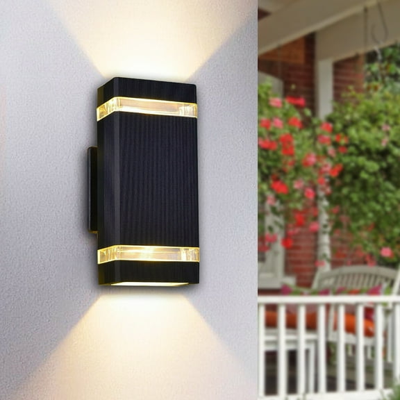 Outdoor Space Lighting Fixture - Wall Sconce Light, Weather Proof Wall Lamp for Indoor and Outdoor