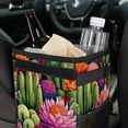thumbnail image 6 of Cactus Foldable Mini Trash Can for Car with Lid, Leak-Proof, and Hanging Storage Bag - Car Trash Can, 6 of 6