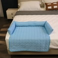 thumbnail image 4 of Cooling Cat Bed Dog Ice Silk Mat Pet Mat Breathable Cooling Pad With Pillow Pet Bed For Dogs Cats Indoor Waterproof Mat, 4 of 4