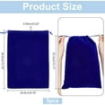 thumbnail image 5 of 5pcs Blue Velvet Drawstring Bags 9.8x13.7 inch Anti Jewelry Pouches Storage Bags Large Gift Bags for Traveling Jewelry Silverware Flatware Candy Wedding Favor Christmas Storage, 5 of 7
