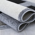 thumbnail image 3 of Allstar Grey Modern Geometric square Contemporary design Area Rug (5' 2" x 7' 2"), 3 of 7