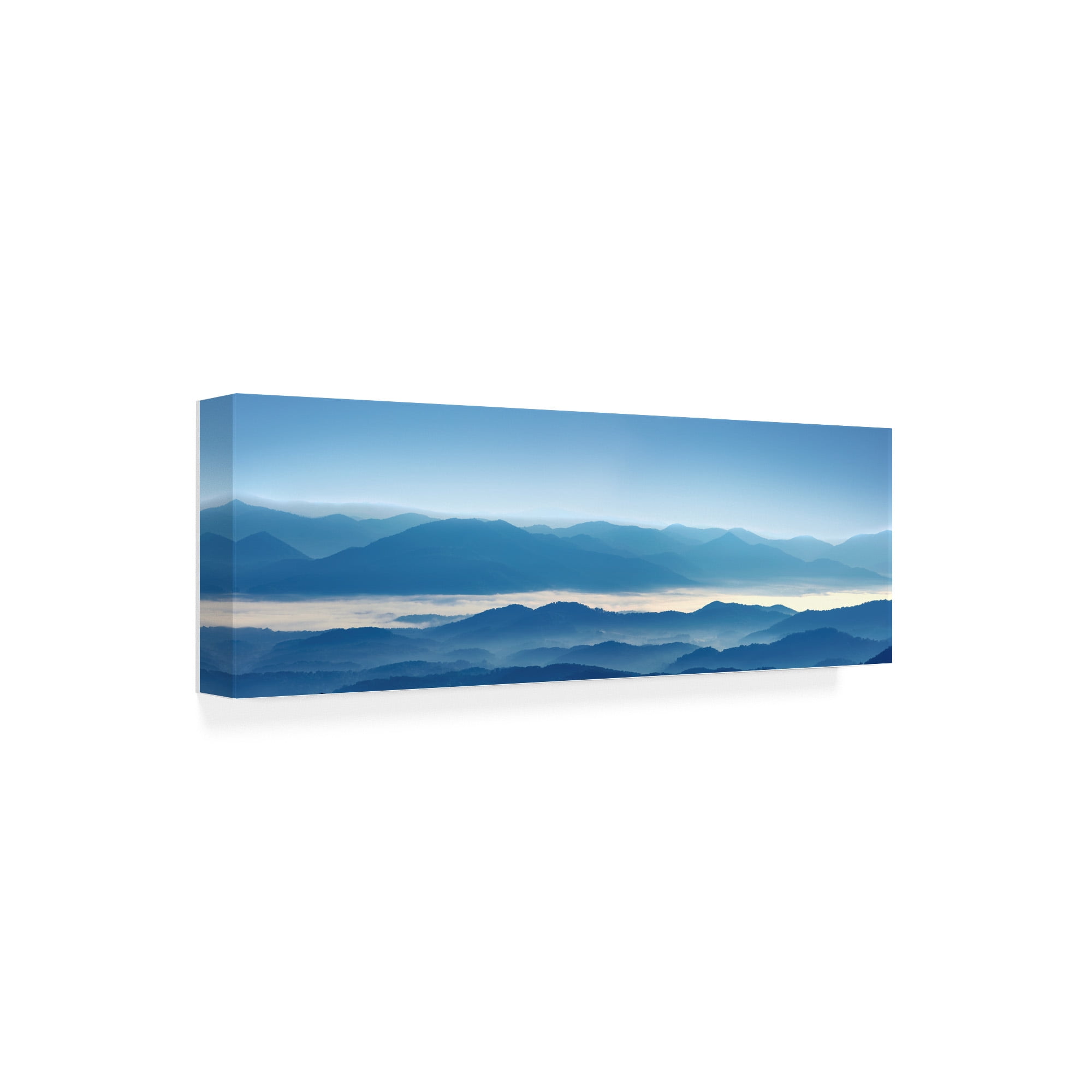 Trademark Fine Art 'Misty Mountains XII' Canvas Art by James McLoughlin